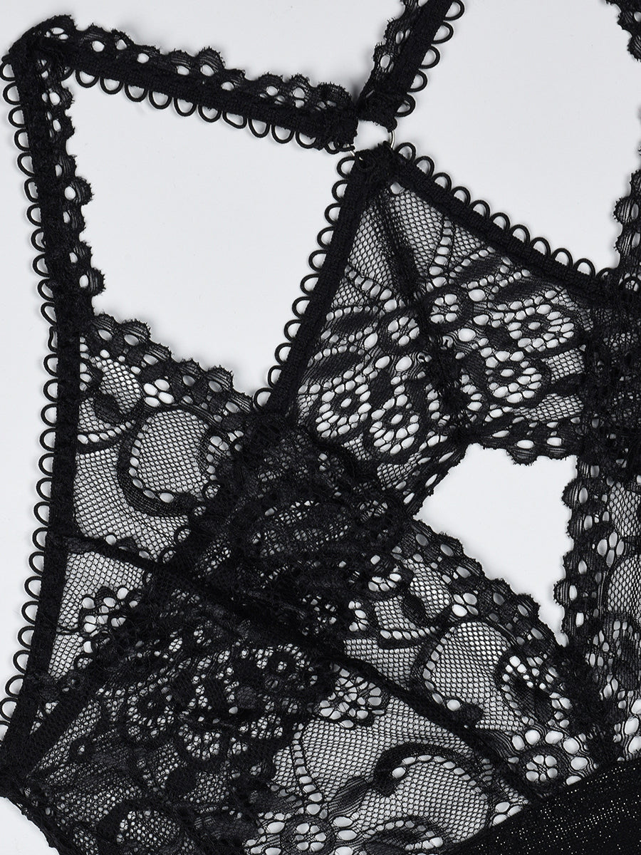 Hot sexy lingerie lace sexy bodysuit