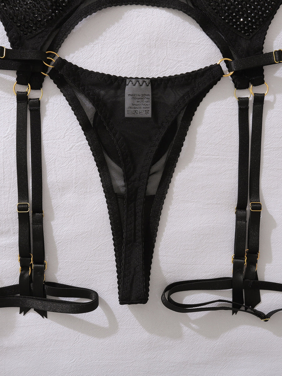 New sexy heart underwear five-piece set