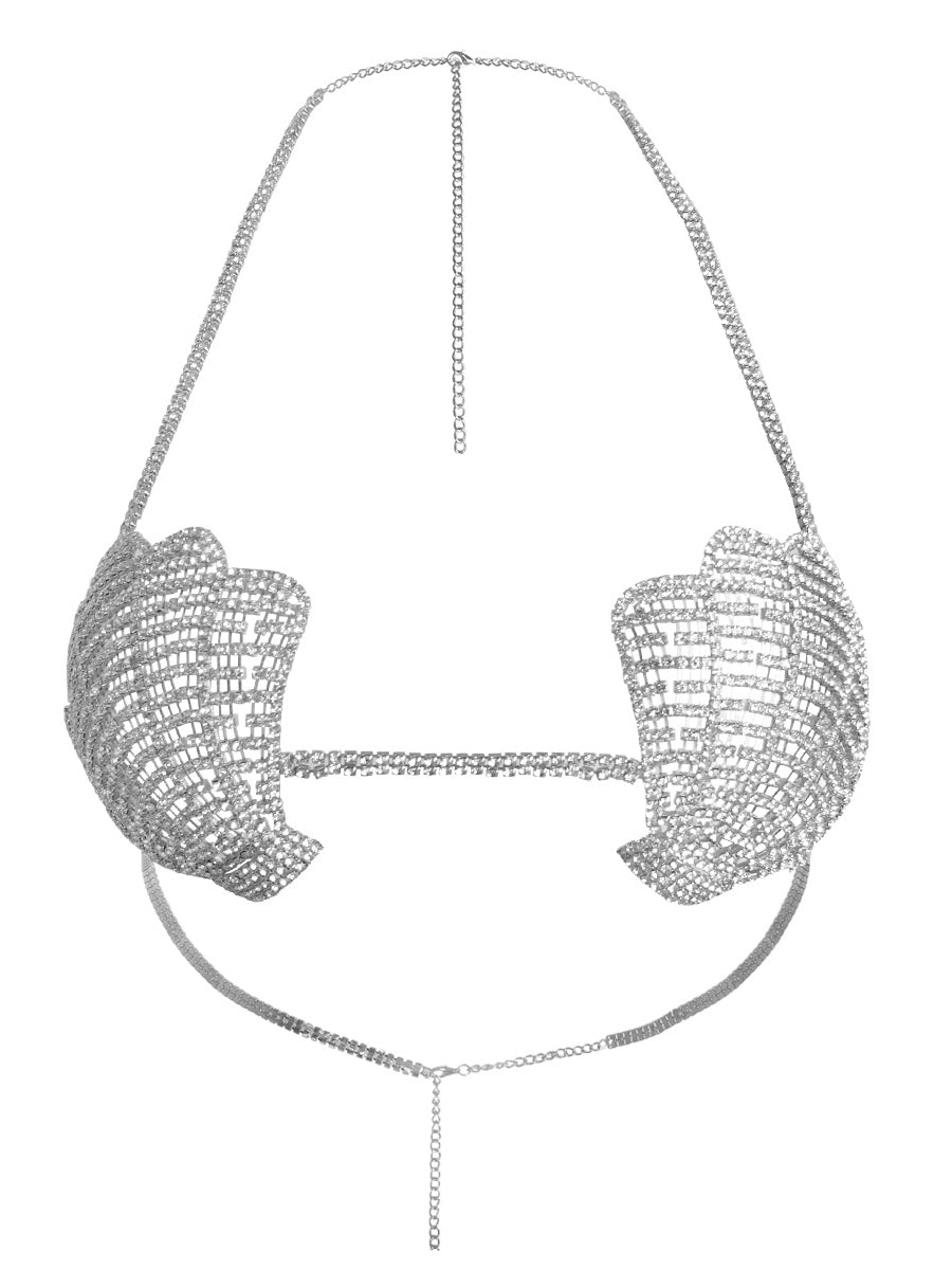 Sexy Shell Sexy Rhinestone Chest Chain Body Chain