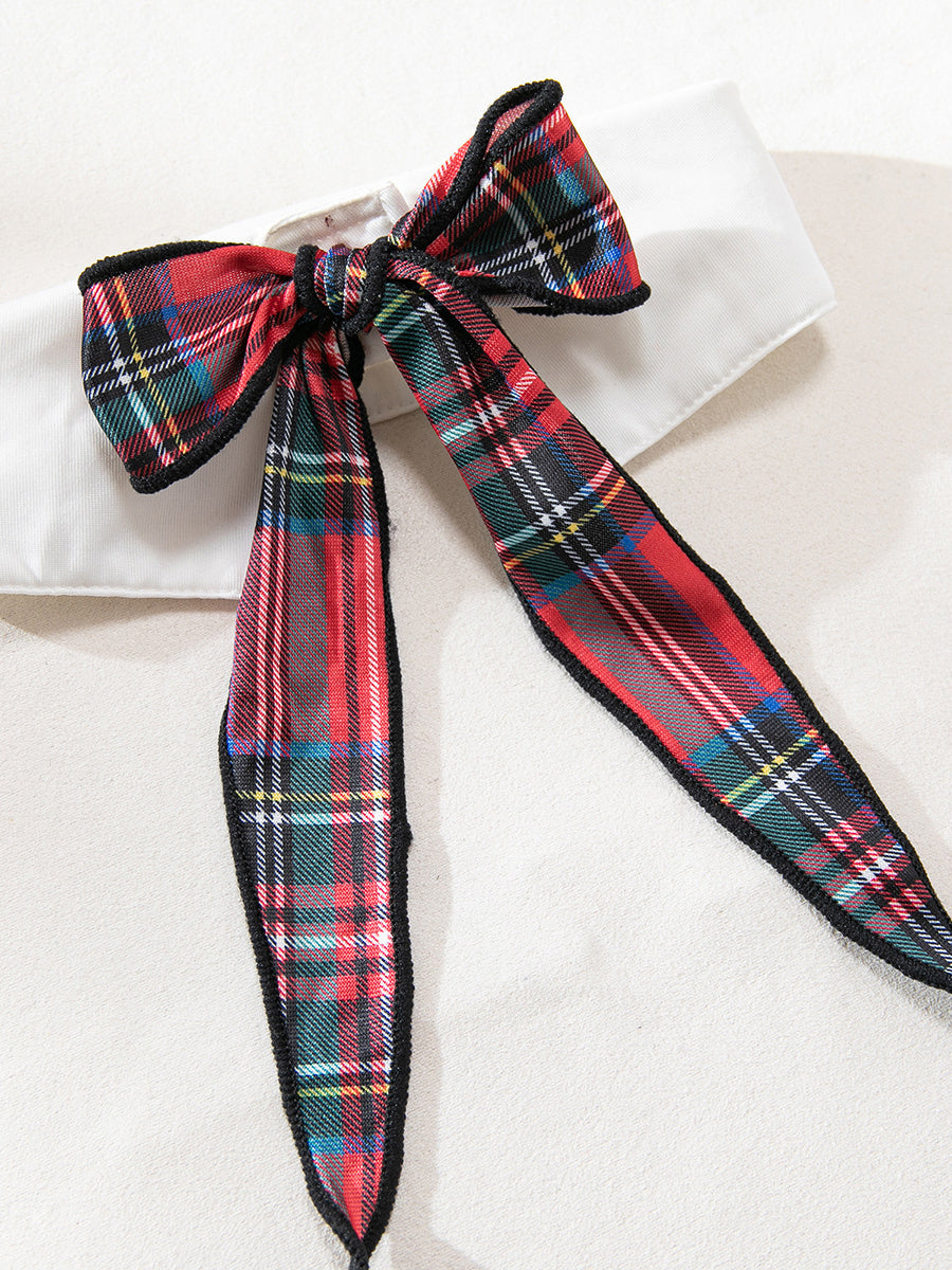 New style bow tie design sheer mesh bodysuit and stockings five-piece set.