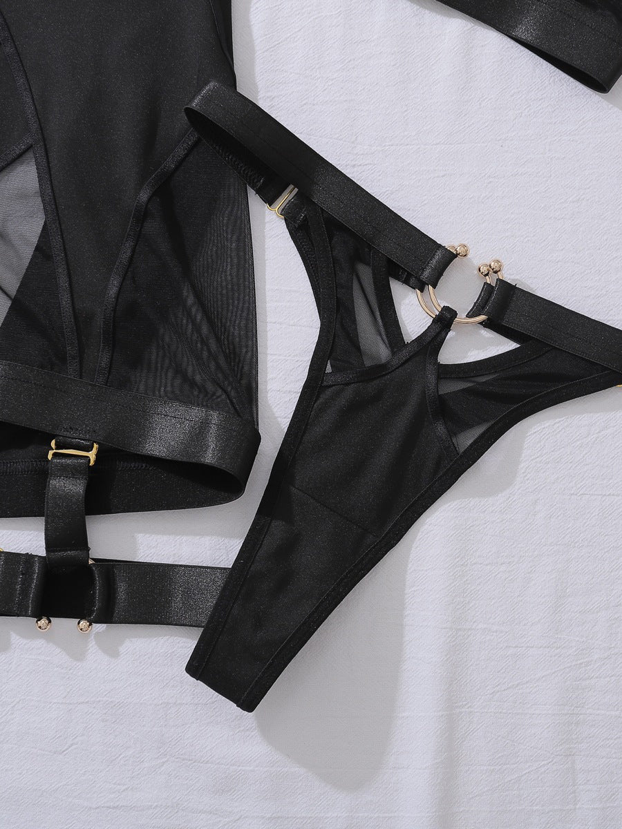 Best-selling sexy strappy shapewear lingerie set