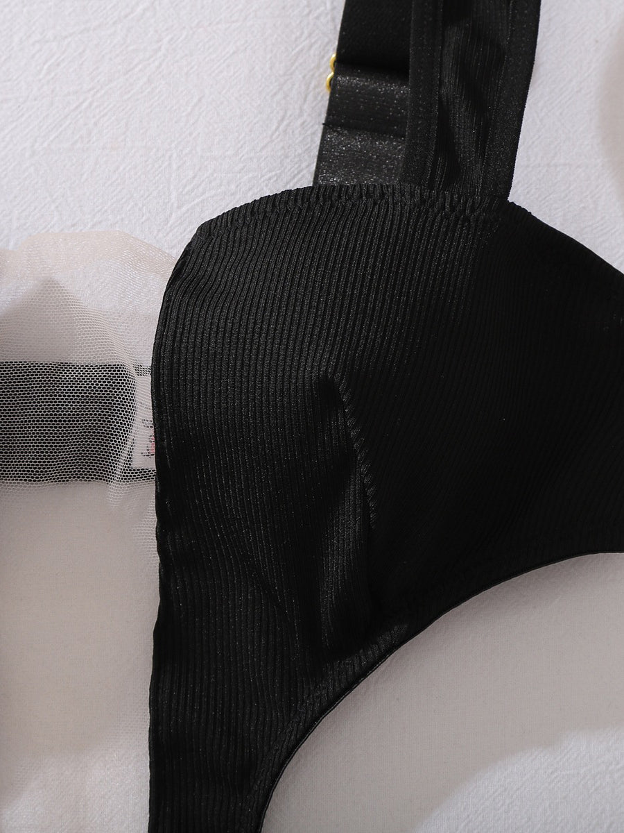 Sexy sheer mesh bodysuit