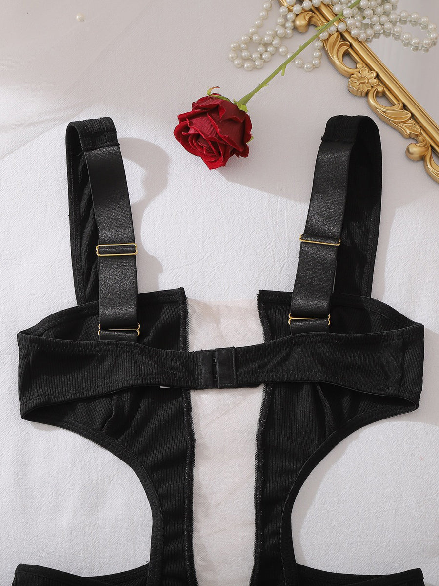 Sexy sheer mesh bodysuit