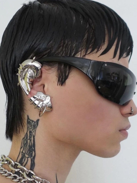 Rebellion Revolution Punk Style Ear Shaped Cuff Earring