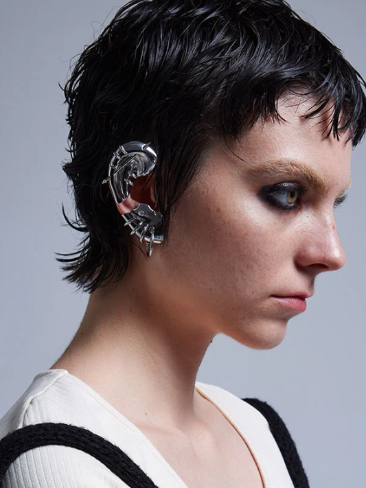 Rebellion Revolution Punk Style Ear Shaped Cuff Earring