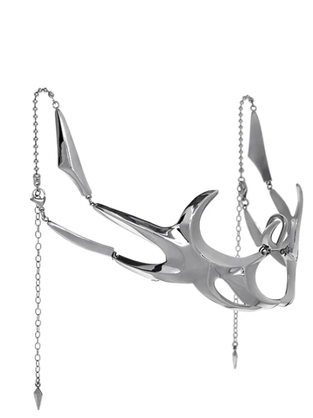 Intrusion Alien Face Jewelry/Lip Ring & Clip/Earring Set (Non-piercing)