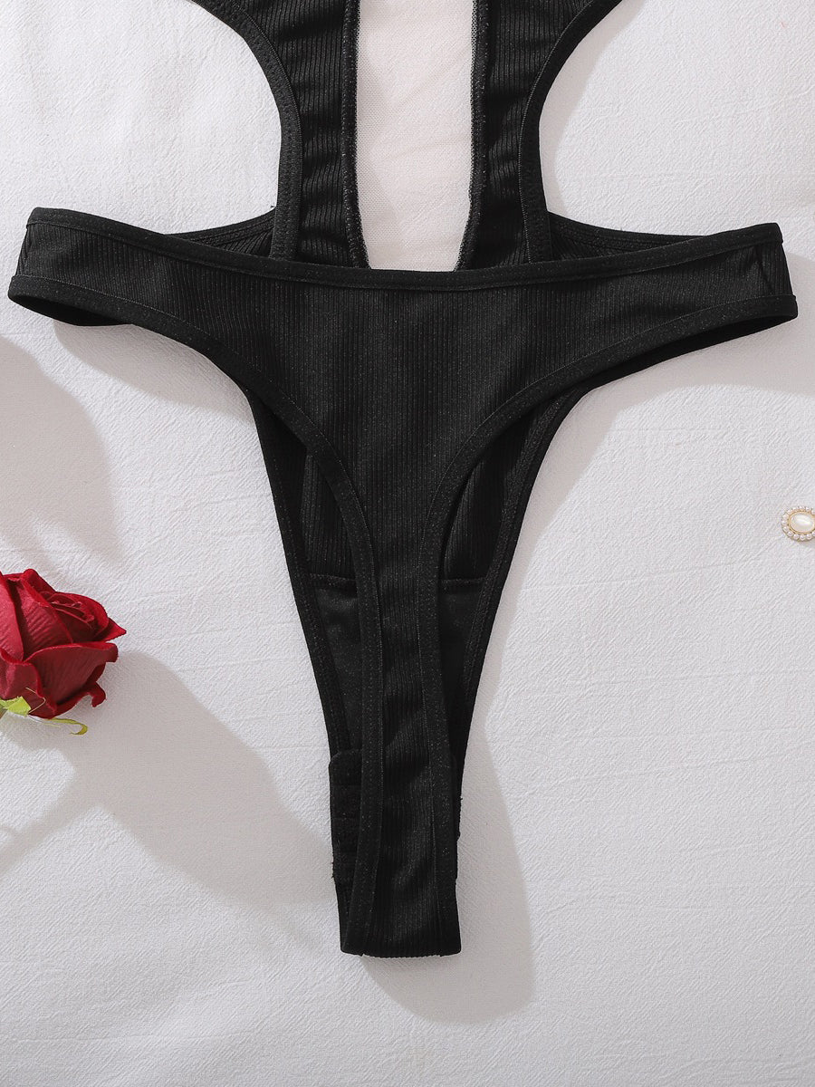 Sexy sheer mesh bodysuit