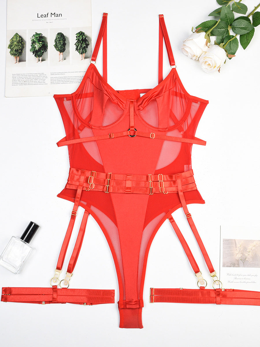 Hot Sexy bodysuit three piece set