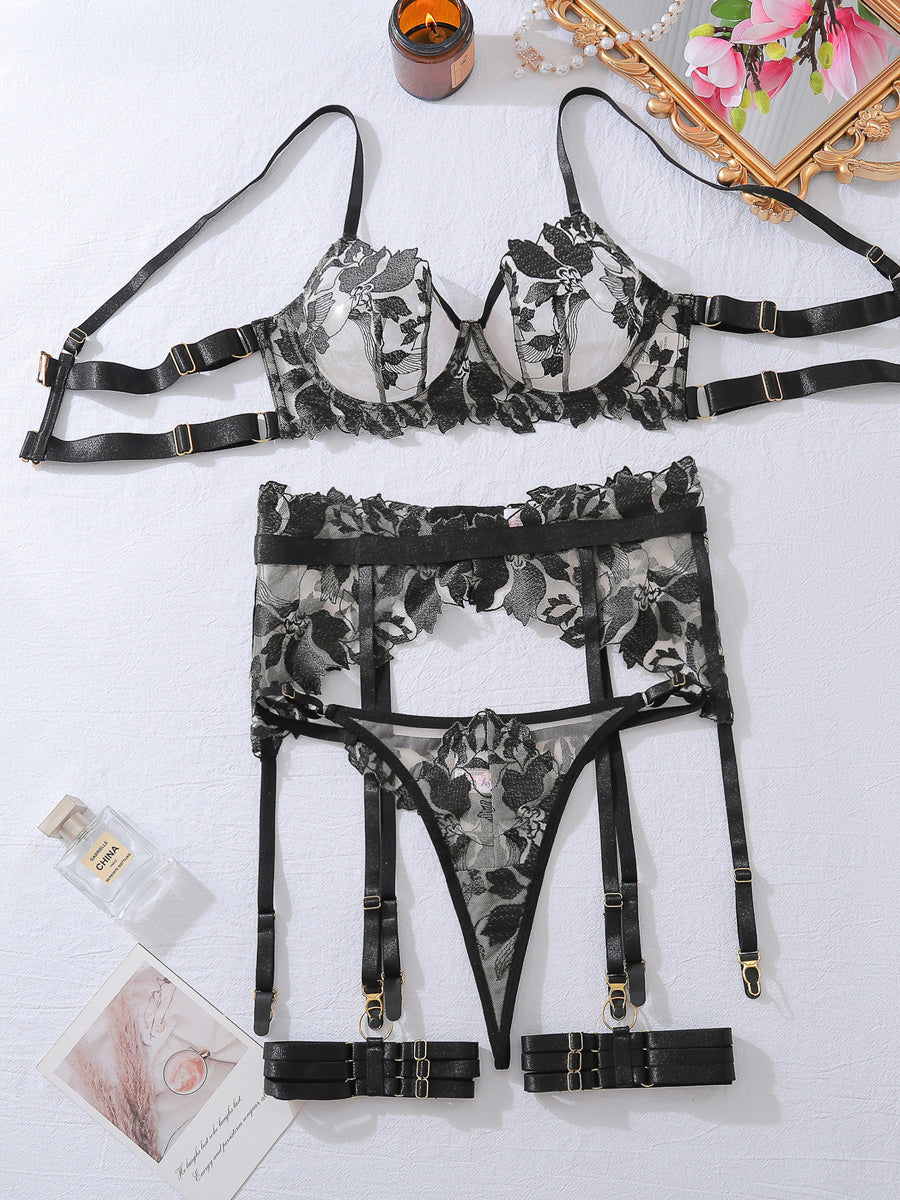 Sexy lingerie panties four piece set