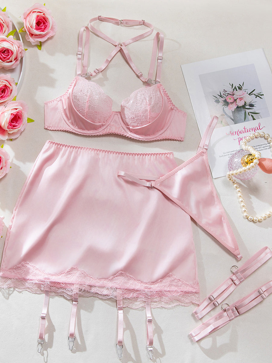 New sexy lingerie panties four piece set